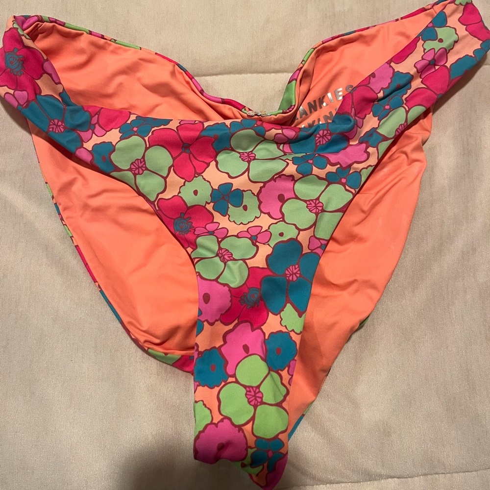 Frankies Bikinis floral bikini bottoms